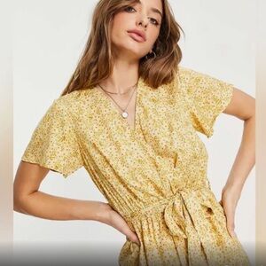 Vero Moda Floral Wrap Dress